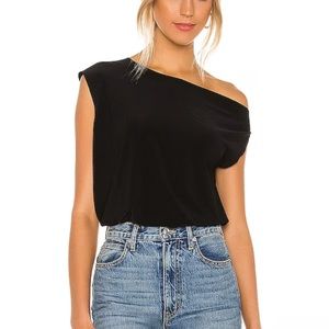 Norma Kamali drop shoulder top